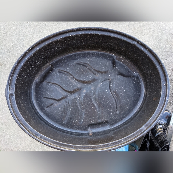 Source Unknown Kitchen Vintage Xl Roasting Pan Circa 96s 16x12